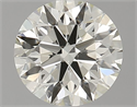Natural Diamond 0.77 Carats, Round with Excellent Cut, M Color, VVS1 Clarity and Certified by GIA