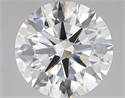 Lab Grown Diamond 5.09 Carats, Round with Ideal Cut, D Color, VVS1 Clarity and Certified by IGI