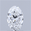 Natural Diamond 1.01 Carats, Oval with  Cut, D Color, SI2 Clarity and Certified by GIA