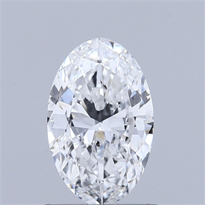 Picture of Natural Diamond 1.01 Carats, Oval with  Cut, D Color, SI2 Clarity and Certified by GIA