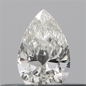 Picture of Natural Diamond 0.18 Carats, Pear with  Cut, H Color, SI2 Clarity and Certified by GIA