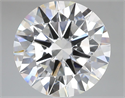 Lab Grown Diamond 6.07 Carats, Round with Excellent Cut, E Color, VVS2 Clarity and Certified by IGI
