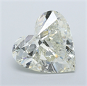 Natural Diamond 6.41 Carats, Heart with  Cut, M Color, SI2 Clarity and Certified by IGI
