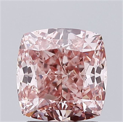 Picture of Lab Grown Diamond 2.08 Carats, CUSHION MODIFIED with  Cut, Fancy Intense Pink Color, VS1 Clarity and Certified by IGI