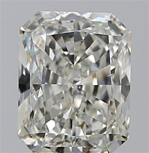 Picture of Natural Diamond 2.01 Carats, Radiant with  Cut, J Color, VS2 Clarity and Certified by GIA