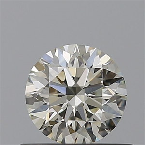 Picture of Natural Diamond 0.42 Carats, Round with Excellent Cut, K Color, VVS2 Clarity and Certified by IGI