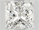 Natural Diamond 1.01 Carats, Princess with  Cut, G Color, VS1 Clarity and Certified by GIA