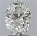 Natural Diamond 2.01 Carats, Oval with  Cut, H Color, VS1 Clarity and Certified by GIA