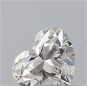 Natural Diamond 0.40 Carats, Heart with  Cut, F Color, VS2 Clarity and Certified by GIA