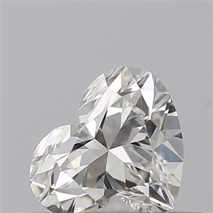 Picture of Natural Diamond 0.40 Carats, Heart with  Cut, F Color, VS2 Clarity and Certified by GIA