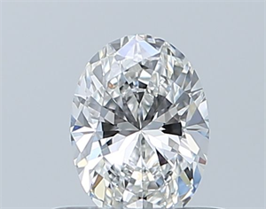 Picture of Natural Diamond 0.41 Carats, Oval with  Cut, F Color, VVS1 Clarity and Certified by GIA