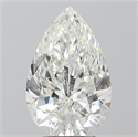 Natural Diamond 3.50 Carats, Pear with  Cut, H Color, SI2 Clarity and Certified by GIA