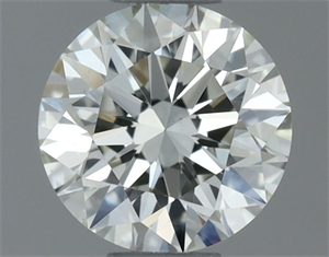 Picture of Natural Diamond 0.50 Carats, Round with Excellent Cut, J Color, VS1 Clarity and Certified by IGI
