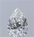 Diamante Natural 0.50 quilates, De pera , Color G, claridad VVS2 y certificado GIA