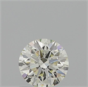 Natural Diamond 0.75 Carats, Round with Excellent Cut, L Color, SI2 Clarity and Certified by GIA