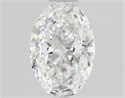 Natural Diamond 0.57 Carats, Oval with  Cut, D Color, VS2 Clarity and Certified by GIA