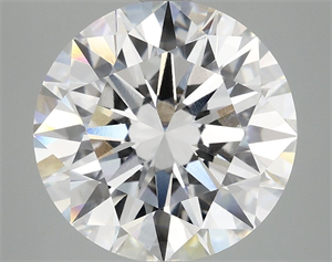 Picture of Lab Grown Diamond 5.09 Carats, Round with Ideal Cut, E Color, VS1 Clarity and Certified by IGI