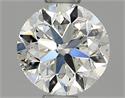 Natural Diamond 0.70 Carats, Round with Very Good Cut, H Color, SI2 Clarity and Certified by GIA