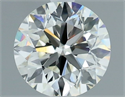 Natural Diamond 0.78 Carats, Round with Very Good Cut, I Color, VVS2 Clarity and Certified by IGI