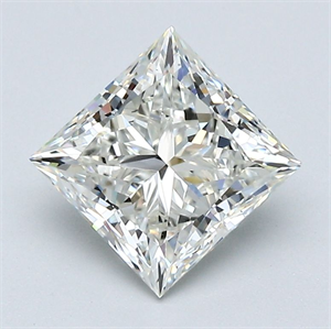 Picture of Natural Diamond 2.01 Carats, Princess with  Cut, I Color, VS1 Clarity and Certified by GIA