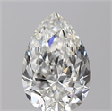 Diamante Natural 1.01 quilates, De pera , Color H, claridad VVS1 y certificado GIA