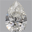Diamante Natural 1.50 quilates, De pera , Color H, claridad SI2 y certificado GIA