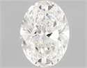 Natural Diamond 0.51 Carats, Oval with  Cut, G Color, SI2 Clarity and Certified by GIA