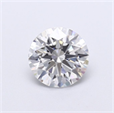 Del inventario de diamantes de laboratorio, 1.10 quilates, Redondo , Color F, claridad VVS2 y certificado IGI
