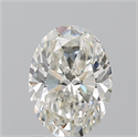 Natural Diamond 1.01 Carats, Oval with  Cut, I Color, VVS1 Clarity and Certified by GIA