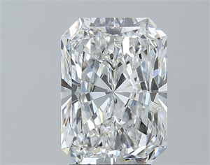 Picture of Natural Diamond 3.08 Carats, Radiant with  Cut, D Color, VS2 Clarity and Certified by GIA