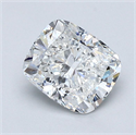 Natural Diamond 1.50 Carats, Cushion with  Cut, G Color, VVS1 Clarity and Certified by GIA