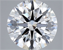 Lab Grown Diamond 3.01 Carats, Round with Ideal Cut, E Color, VVS2 Clarity and Certified by IGI