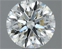 Natural Diamond 0.51 Carats, Round with Excellent Cut, I Color, VVS1 Clarity and Certified by IGI