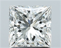 Diamante Natural 1.31 quilates, Princesa , Color I, claridad VS2 y certificado GIA