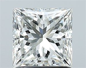 Foto Diamante Natural 1.31 quilates, Princesa , Color I, claridad VS2 y certificado GIA de