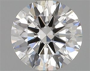 Picture of Natural Diamond 0.51 Carats, Round with Excellent Cut, H Color, VS2 Clarity and Certified by GIA