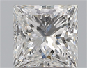 Diamante Natural 1.00 quilates, Princesa , Color E, claridad SI1 y certificado GIA