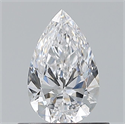 Natural Diamond 0.52 Carats, Pear with  Cut, D Color, VS1 Clarity and Certified by GIA