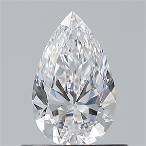 Picture of Natural Diamond 0.52 Carats, Pear with  Cut, D Color, VS1 Clarity and Certified by GIA