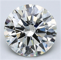 Diamante Natural 4.03 quilates, Redondo , Color L, claridad SI2 y certificado GIA