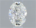 Diamante Natural 0.40 quilates, Ovalado , Color H, claridad SI1 y certificado GIA
