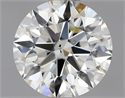 Natural Diamond 0.76 Carats, Round with Excellent Cut, K Color, SI1 Clarity and Certified by GIA