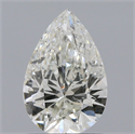 Natural Diamond 1.00 Carats, Pear with  Cut, J Color, SI2 Clarity and Certified by GIA