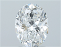 Natural Diamond 1.51 Carats, Oval with  Cut, E Color, SI1 Clarity and Certified by GIA