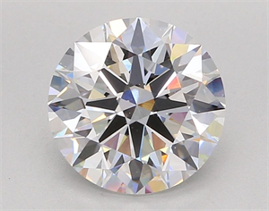 Picture of Lab Grown Diamond 3.05 Carats, Round with Ideal Cut, E Color, VVS2 Clarity and Certified by IGI
