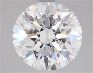 Picture of Lab Grown Diamond 3.02 Carats, Round with Excellent Cut, E Color, VS1 Clarity and Certified by IGI