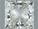 Natural Diamond 1.01 Carats, Princess with  Cut, J Color, VVS1 Clarity and Certified by IGI