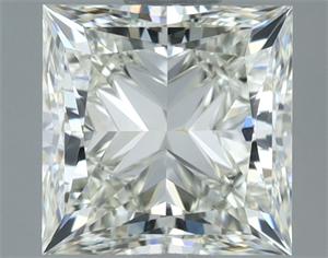 Picture of Natural Diamond 1.01 Carats, Princess with  Cut, J Color, VVS1 Clarity and Certified by IGI