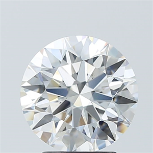 Picture of Lab Grown Diamond 3.09 Carats, Round with Ideal Cut, F Color, VVS2 Clarity and Certified by IGI