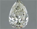 Diamante Natural 0.70 quilates, De pera , Color J, claridad IF y certificado IGI